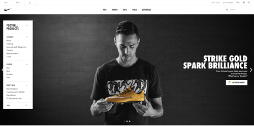  Nike Website 
